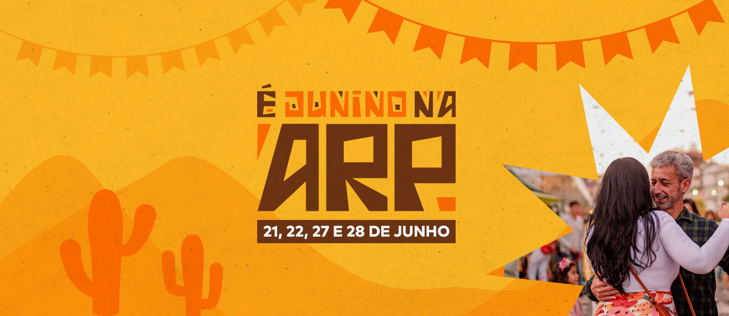 Desktop Banner de save the date - é junino