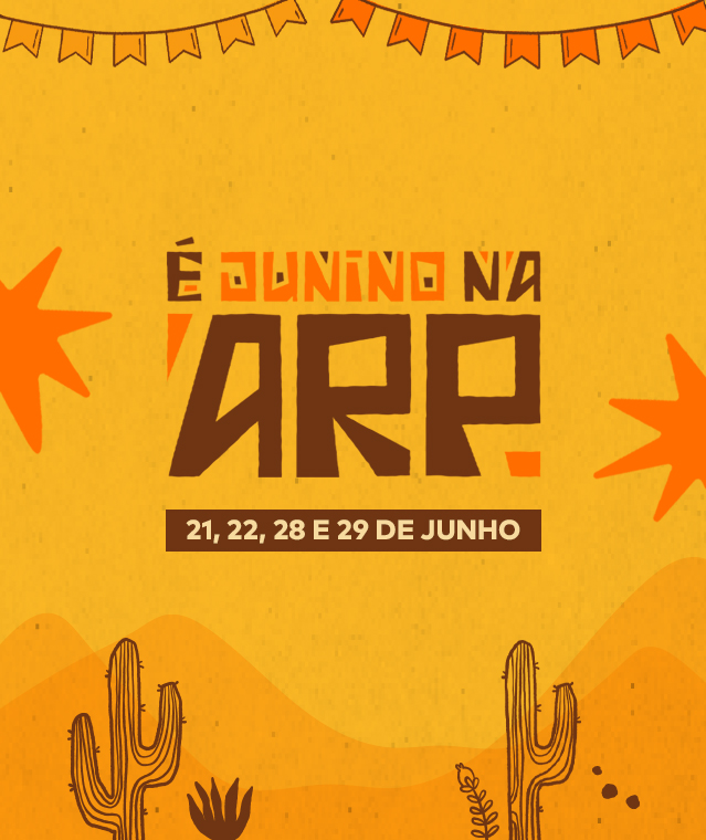 Mobile Banner de save the date - é junino